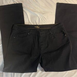 Old Navy Black Pants with Gold Stitching
